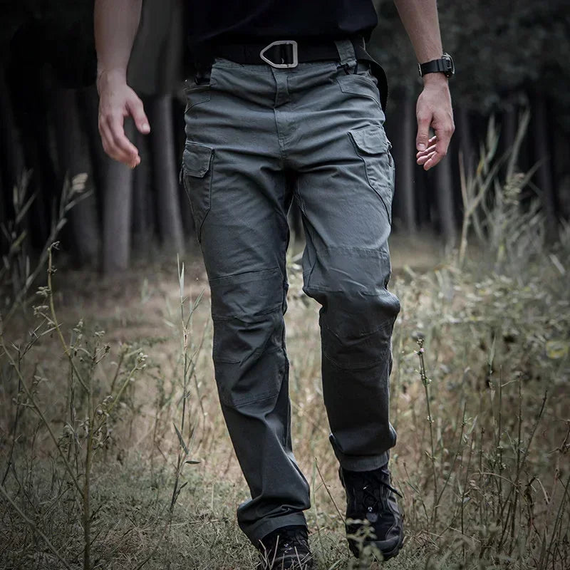 Hunting Tactical Pants Men 97% Stretch Cotton Outdoor Hiking Camping Trousers Male Casual Many Pockets Goth Cargo Pants