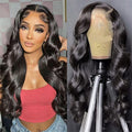 13x4 HD Transparent Lace Front Human Hair Wigs For Women Wear Go Glueless Wig Peruvian Body Wave Lace Frontal Wig With Baby Hair