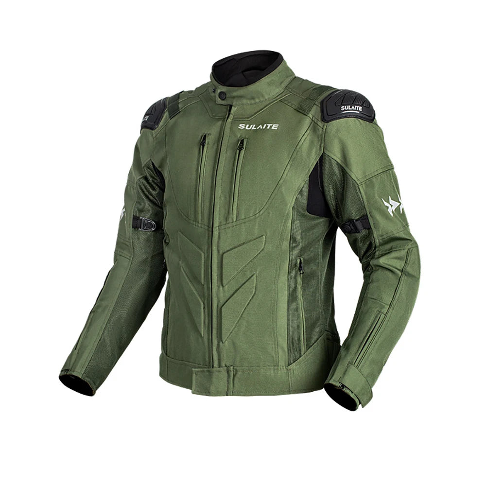 Summer Breathable Motorcycle Jacket Road Racing Clothing  Motorcycle Equipment Built-in Chest Protection New