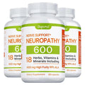 Neuropathy Support Supplement 600mg - Antioxidant, Promotes Nerve Health, Cellular Energy, Metabolism and Anti-aging, Non-GMO