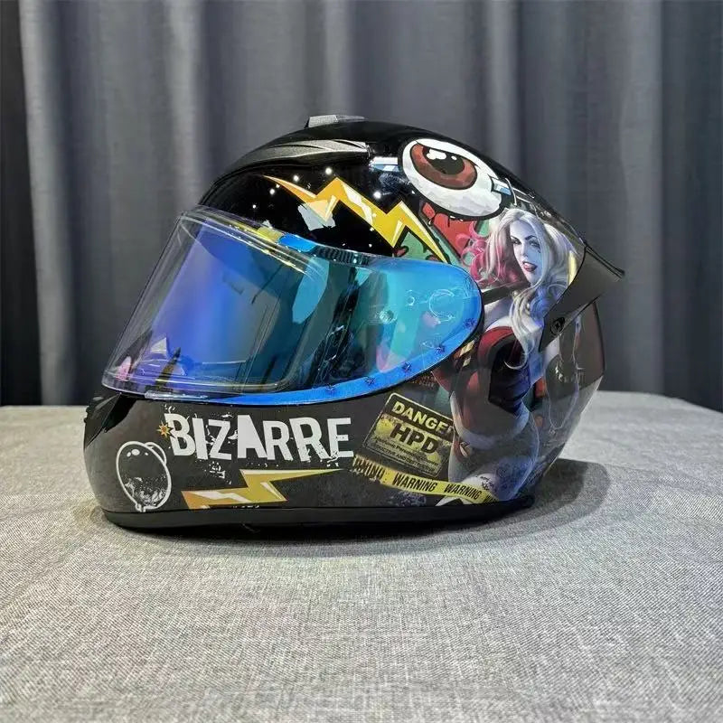 Adult Helmets For Motorcycle Full Face Helmet HD Visors Capacete De Moto Capacetes DOT Approved