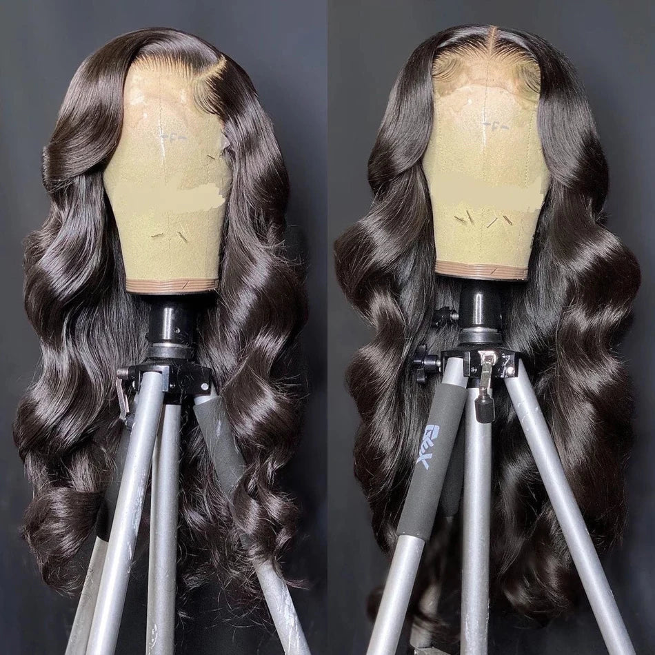 13x4 HD Transparent Lace Front Human Hair Wigs For Women Wear Go Glueless Wig Peruvian Body Wave Lace Frontal Wig With Baby Hair