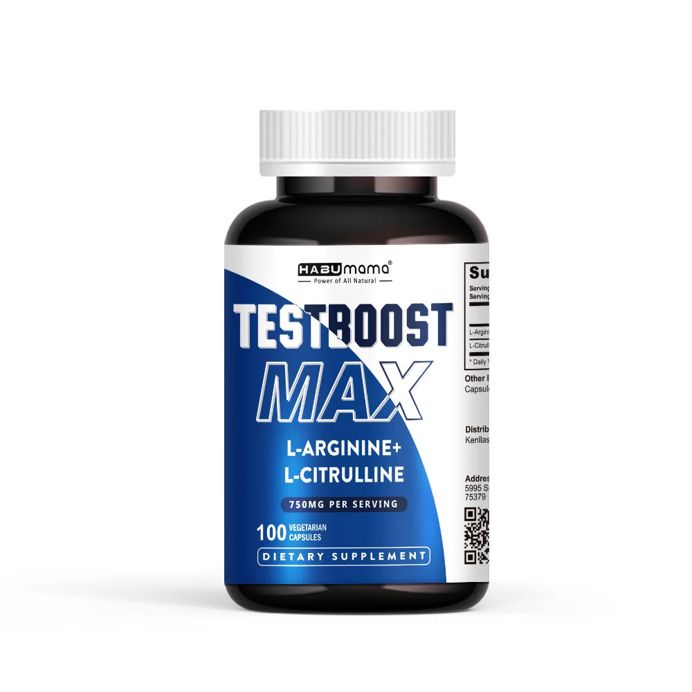 100 tablets Male Supplement with L-arginine L-citrulline,Stamina & Energy Vegan | Discreet Ship