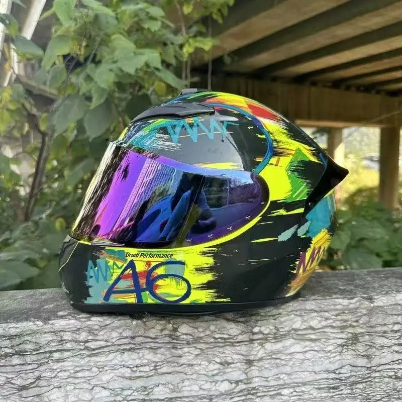 Adult Helmets For Motorcycle Full Face Helmet HD Visors Capacete De Moto Capacetes DOT Approved