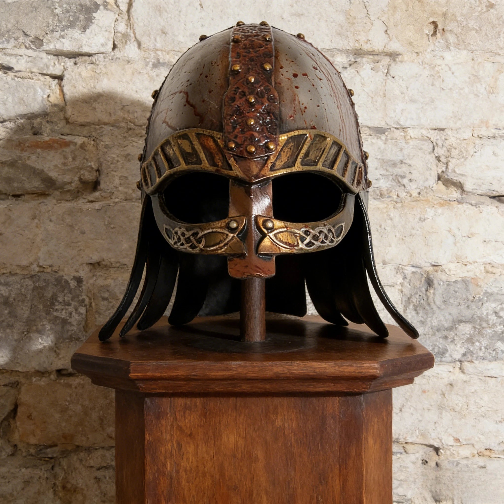 Medieval Renaissance Viking Helmet Vintage Design Cosplay Costume Prop for Party Stage Performance