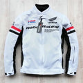 Men's Summer Motorcycle Racing Clothing Breathable Mesh Anti-Fall Honda Cycling Suit Comfortable Protective Gear for Bikers