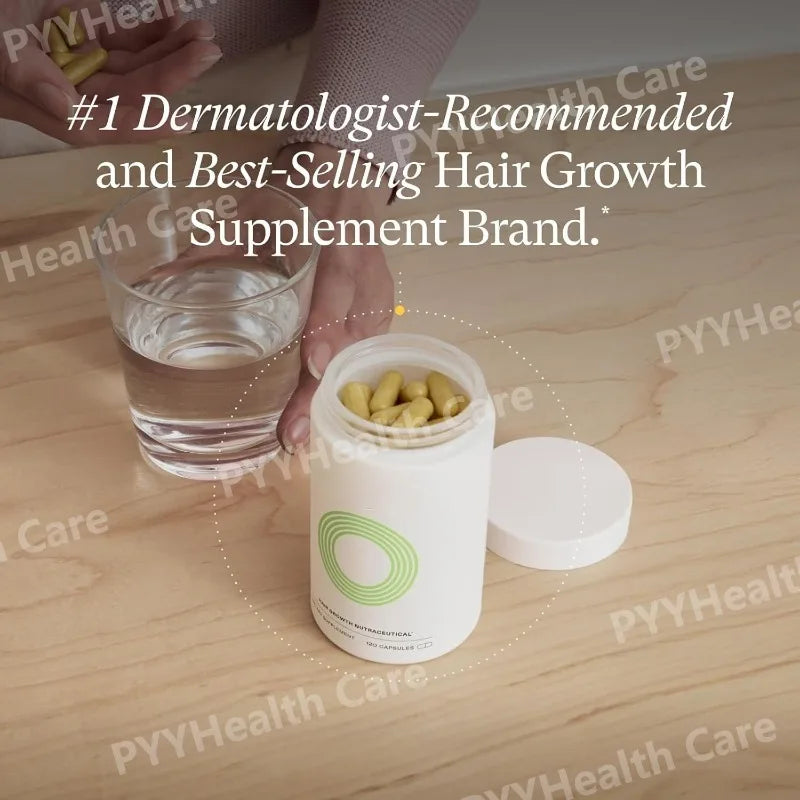 Women's Hair Growth Supplements, Clinically Proven for Visibly Thicker and Stronger Hair, Dermatologist Recommended