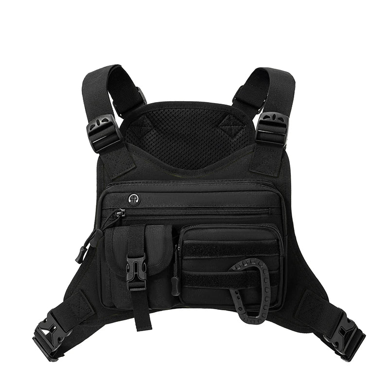 Outdoor Tactical Vest Multi-Functional Waterproof Wear-resistant Vest Backpack Men's Tactical Chest Bag for Hunting