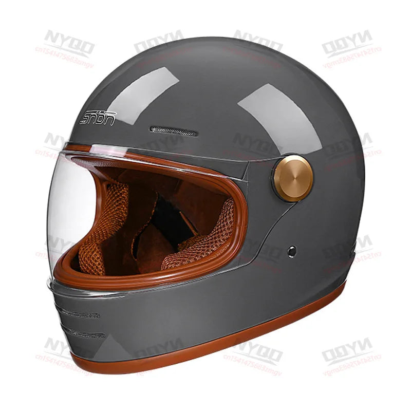Retro Full-Face Motorcycle Helmet Off-Road Capabilities Durable Materials Enhanced Safety DOT Certified Helmet Motorcycle