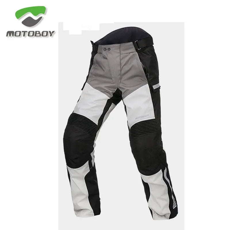Warm Waterproof MOTOBOY motorcycle Jacket pants  winter motorbike jersey suit men's with CE Protectors motocross Rally Suit