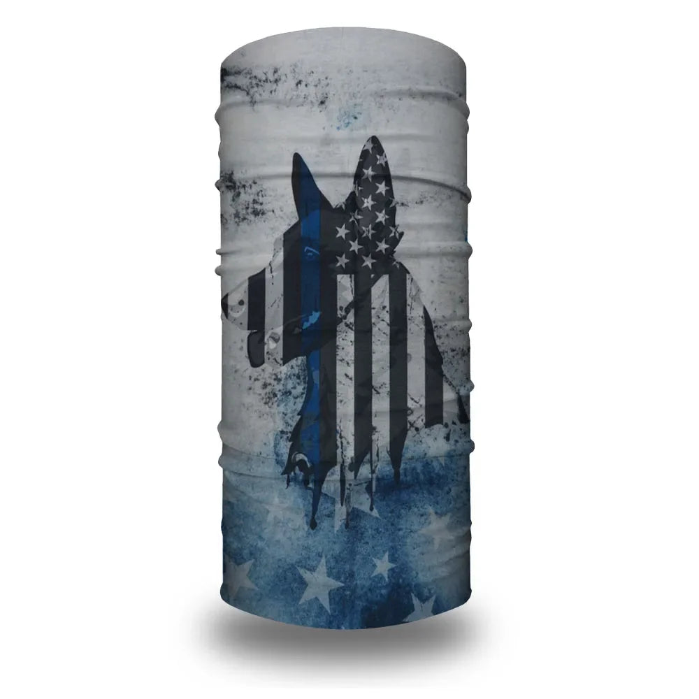 American Flag Tube Bandana Turbans Headwrap for Women Men Wind Dustproof Neck Gaiter Balaclava Seamless Multifunctional Headband