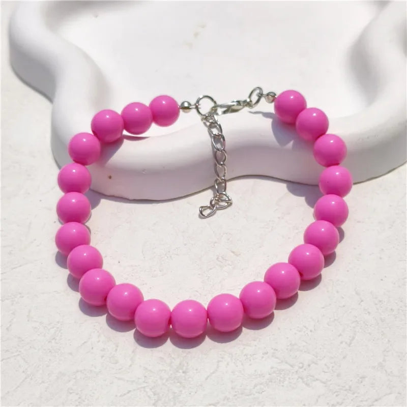 Fashion Dog Necklace Cat Collar DIY Pet Pearl Collar Jewelry Puppy Accessories Dog Neck Chain Chihuahua Pet Grooming Supplies