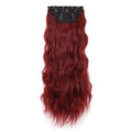 4Pcs/Set 16/20/24 Inch Synthetic Hair Clip In Long Wavy Thick Double Weft  Hair Extensions Hairpieces For Women
