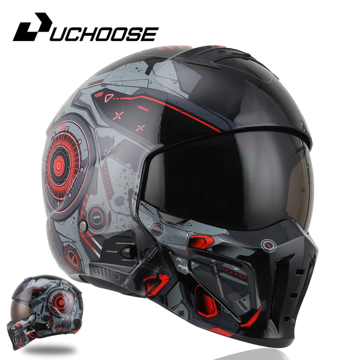 2026 New Scorpion Helmet Retro Motorcycle Cascos Moto Locomotive Personality Multi-purpose Combination Helmet Half Helmet