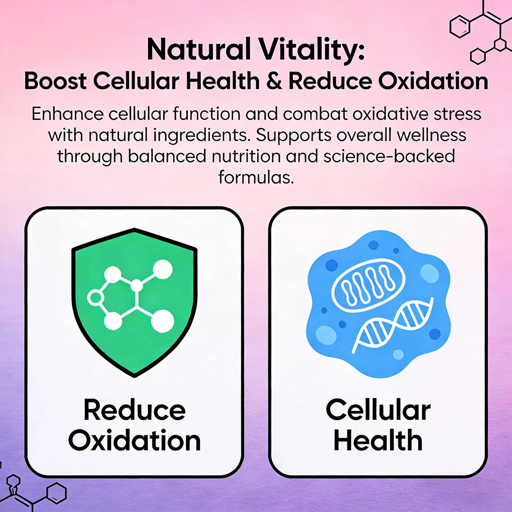Resveratrol Supplement, Extra Strength Formula for Healthy Aging, Immune Support, Vegan Capsules with Grape Seed Extract