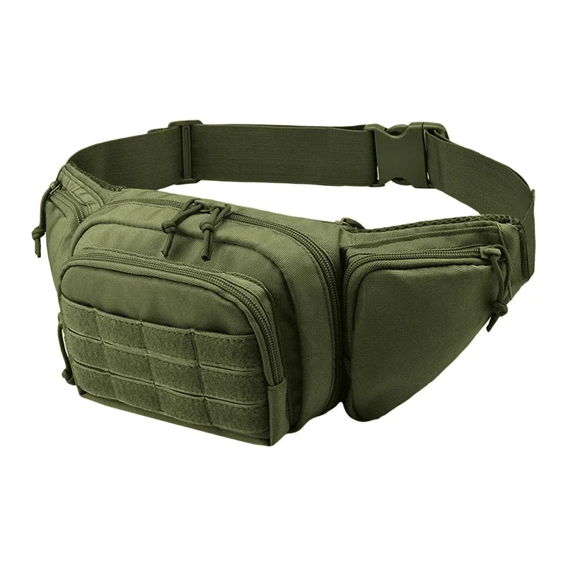 Hunting Waist Bag Men's Tactical Fanny Pack Water-proof Molle Hiking Climbing Mobile Phone Belt Pack Outdoor Sport Combat Bags