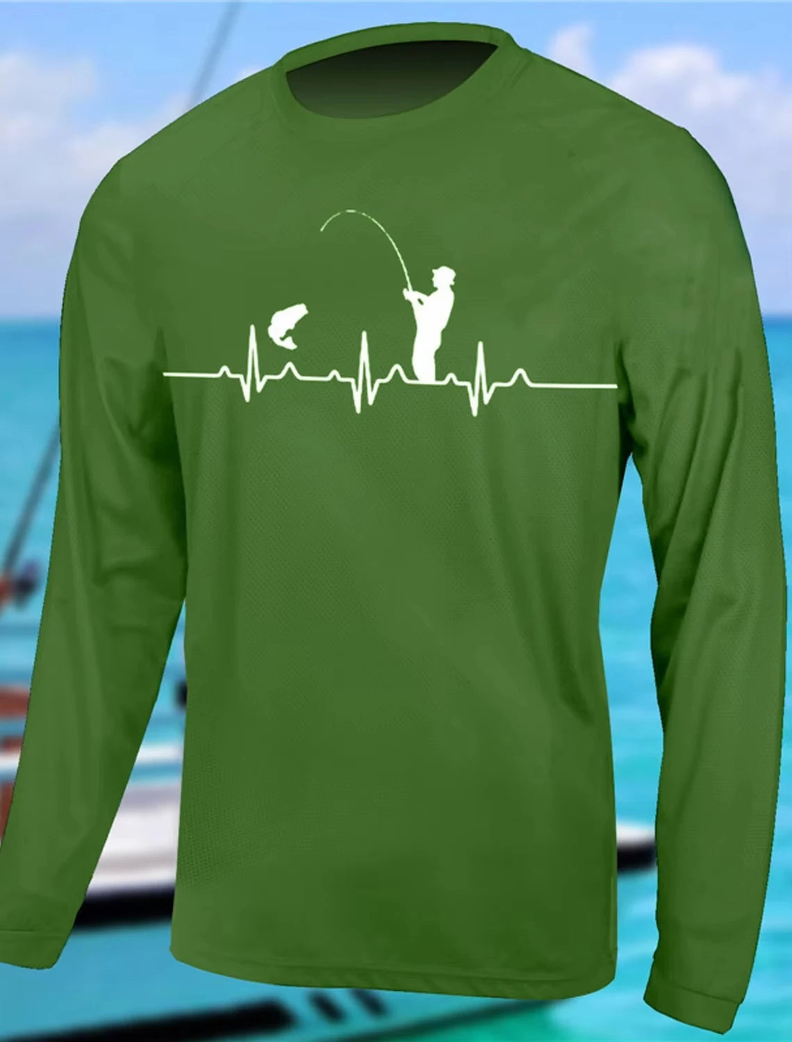 Fishing Long Sleeve Tshirt Hunting Camouflage 3d Print T-shirt Men Women Fashion Outdoor Sports Oversized Tops Tees Men Clothes