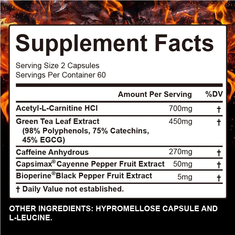 Burn-XT Fat Burner - Support Energy Metabolism, Help Appetite Suppression, Intestinal Digestion