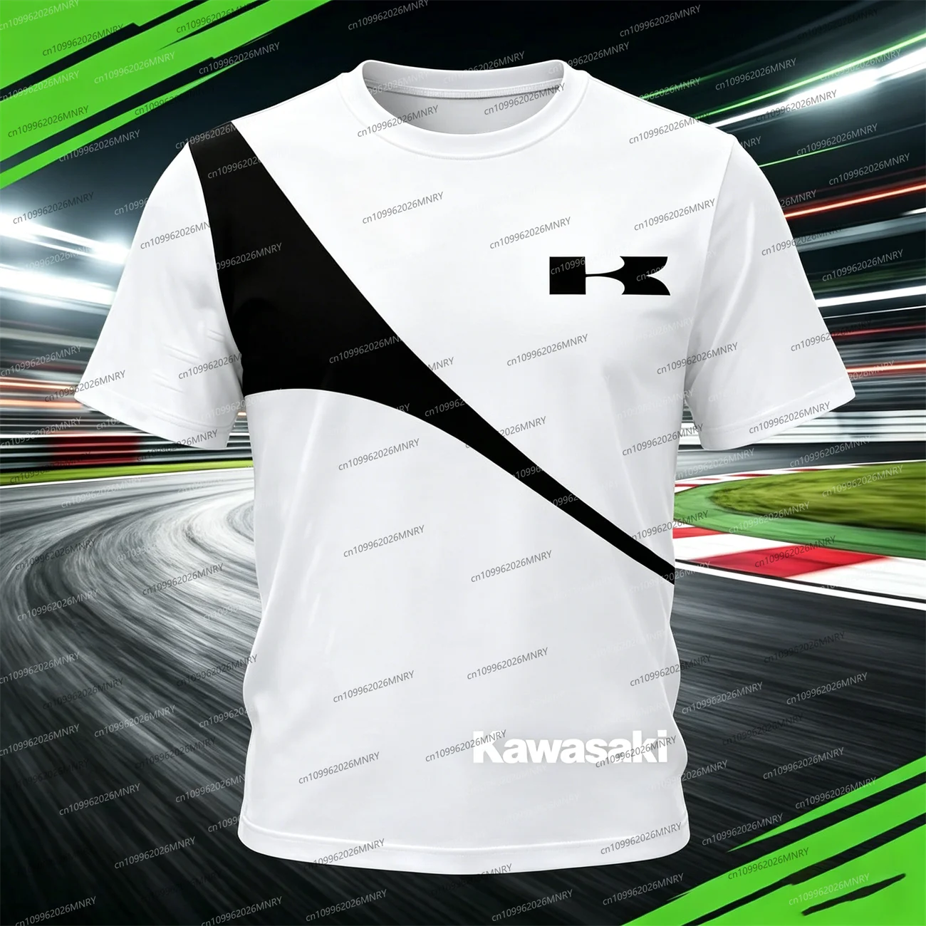Motorcycle clothes for man Motorcycle Kawasaki Tshirt Breathable Summer Men t-shirt Men's clothing 3D Print Women Short-sleeved