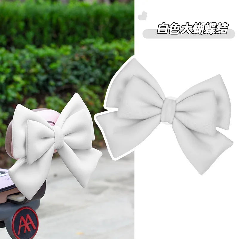Helmet bow decoration, motorcycle electric vehicle accessories, large cute, ski helmet locomotive helmet accessories