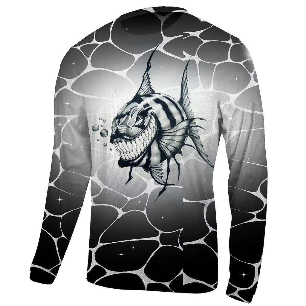 Fishing Long Sleeve Tshirt Hunting Camouflage 3d Print T-shirt Men Women Fashion Outdoor Sports Oversized Tops Tees Men Clothes