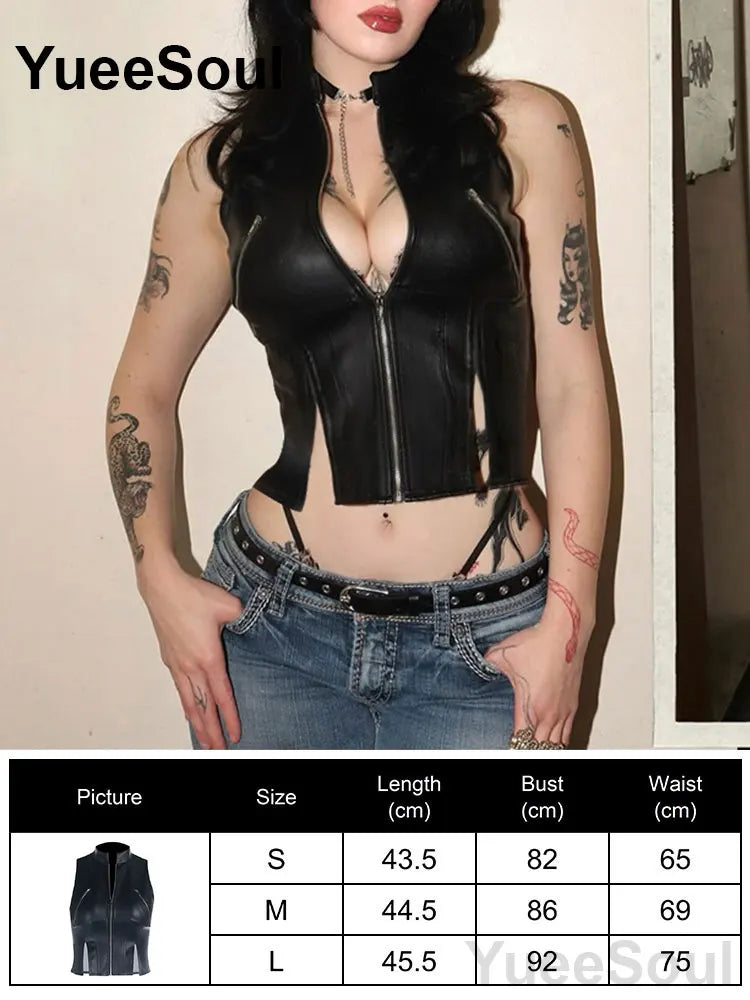 Gothic Crop Tops Black Lace Mesh Tanks Tops 2026 New Y2K Goth Punk Grunge Fairy Core Sexy Y2K Halloween 2000s Women Clothing