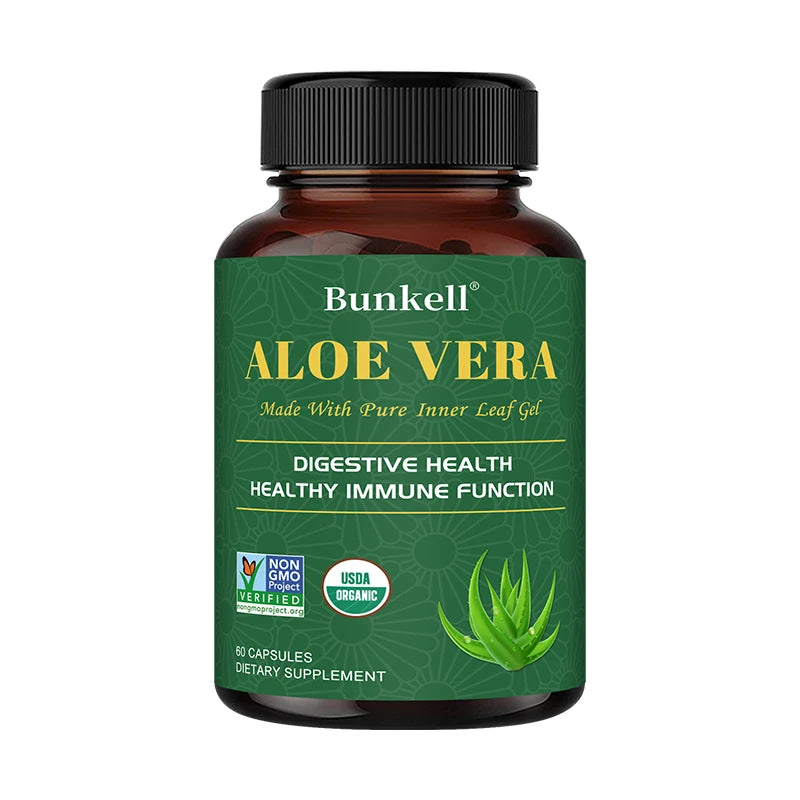 Aloe Vera Supplement - Made with Organic Aloe Vera, Support Digestion, Skin and Joint Health for Men and Women