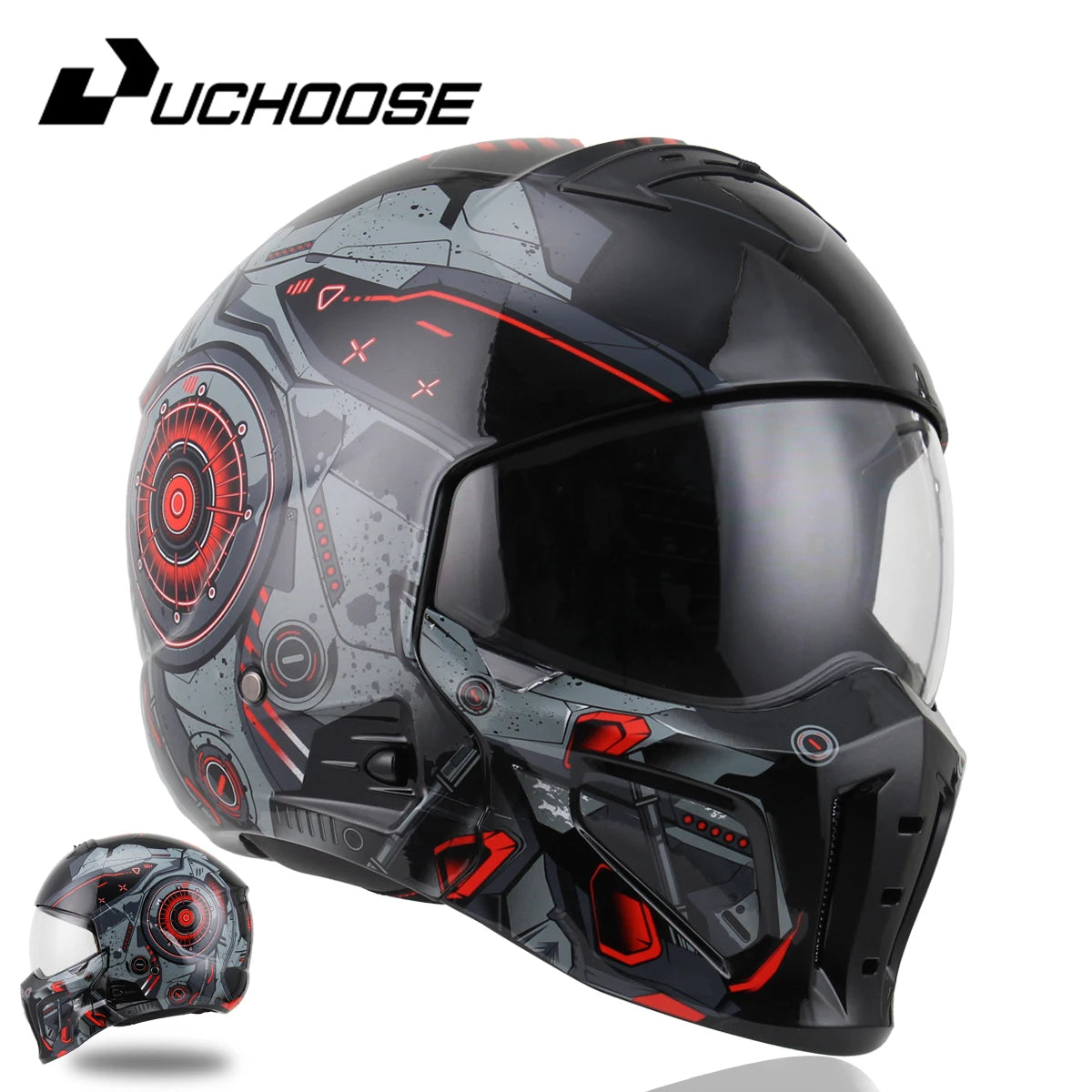 2026 New Scorpion Helmet Retro Motorcycle Cascos Moto Locomotive Personality Multi-purpose Combination Helmet Half Helmet