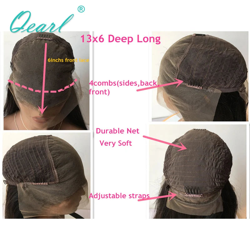 New in Natural Hair Wig Light Brown 100% Human Hair Wigs for Women 13x4 Lace Frontal Wig Small Large Size Cap Glueless Qearl