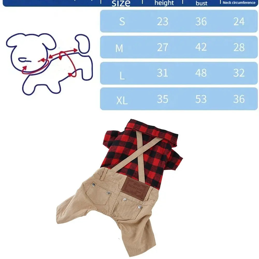 Pet Outfits Cotton Dog Clothes Soft Fashion Puppy Jumpsuits Breathable Cute Pet Pullover Four Seasons General