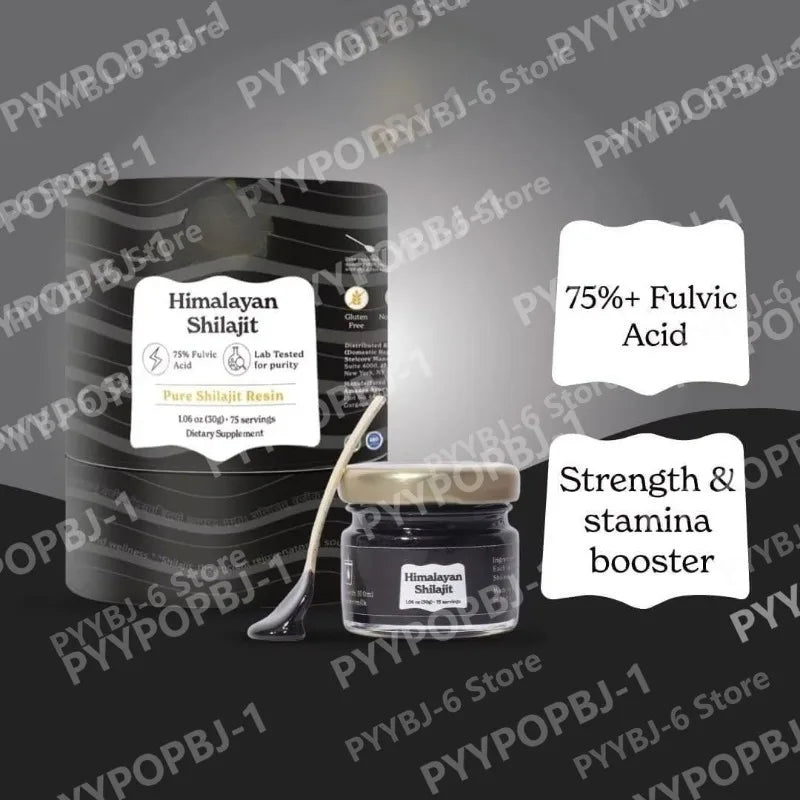 30g Himalayan Shilajit Resin Pure Natural Mineral Supplement Fulvic Acid Resin Paste Lab Tested Energy & Vitality Support
