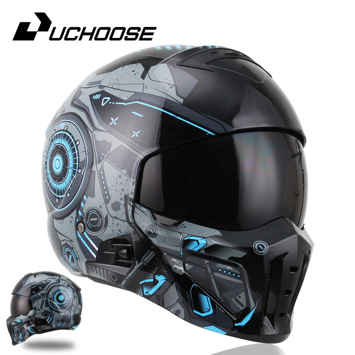 2026 New Scorpion Helmet Retro Motorcycle Cascos Moto Locomotive Personality Multi-purpose Combination Helmet Half Helmet