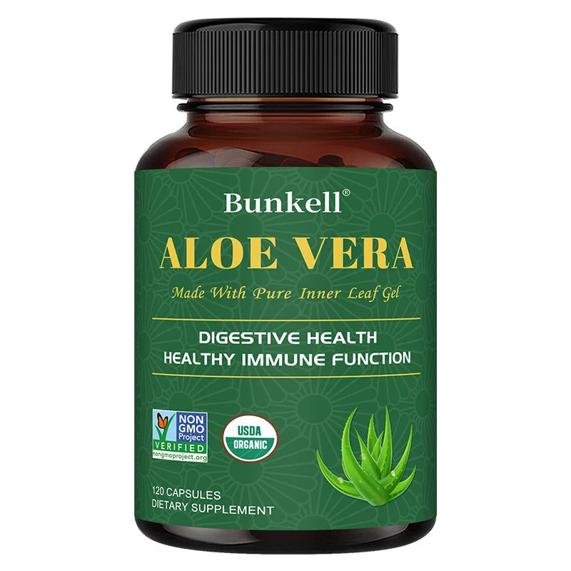 Aloe Vera Supplement - Made with Organic Aloe Vera, Support Digestion, Skin and Joint Health for Men and Women