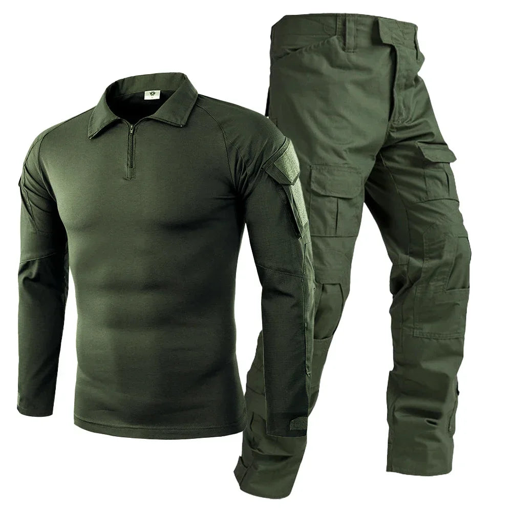 Tactical  Uniform Suits Milit Outdoor Camouflage Suit Hunting Shirts Pants Fish Trainning Airsoft Paintball Clothes Sets