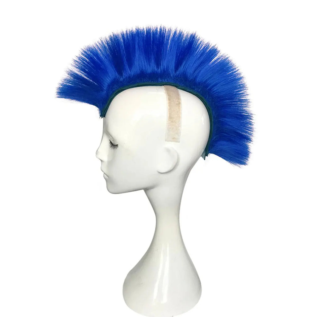 Synthetic Wigs Helmet Hawks Motorcycle Helmet Mohawk for Bicycle/Almost Helmet/Stick Reusable Design (Helmet Not Included)