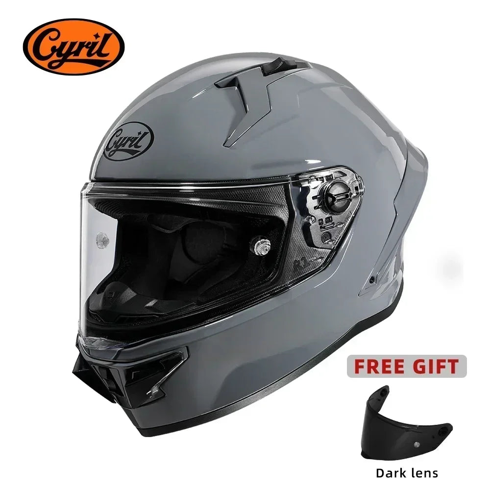 Full Face Motorcycle Helmet DOT Approved Helmet for Men Women Original CYRIL Cascos Para Moto Motorbike Helmets Casco Moto
