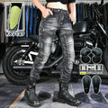 Motorcycle Jeans Women's Personalized Motorcycle Pants Motorcycle Racing with Riding Protective Gear Casual Pants