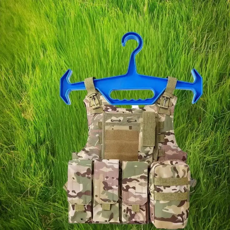 Tactical Equipment Heavy Duty Hanger Multi-Purpose Display Rack for Hunting Vest Diving Paintball Suits