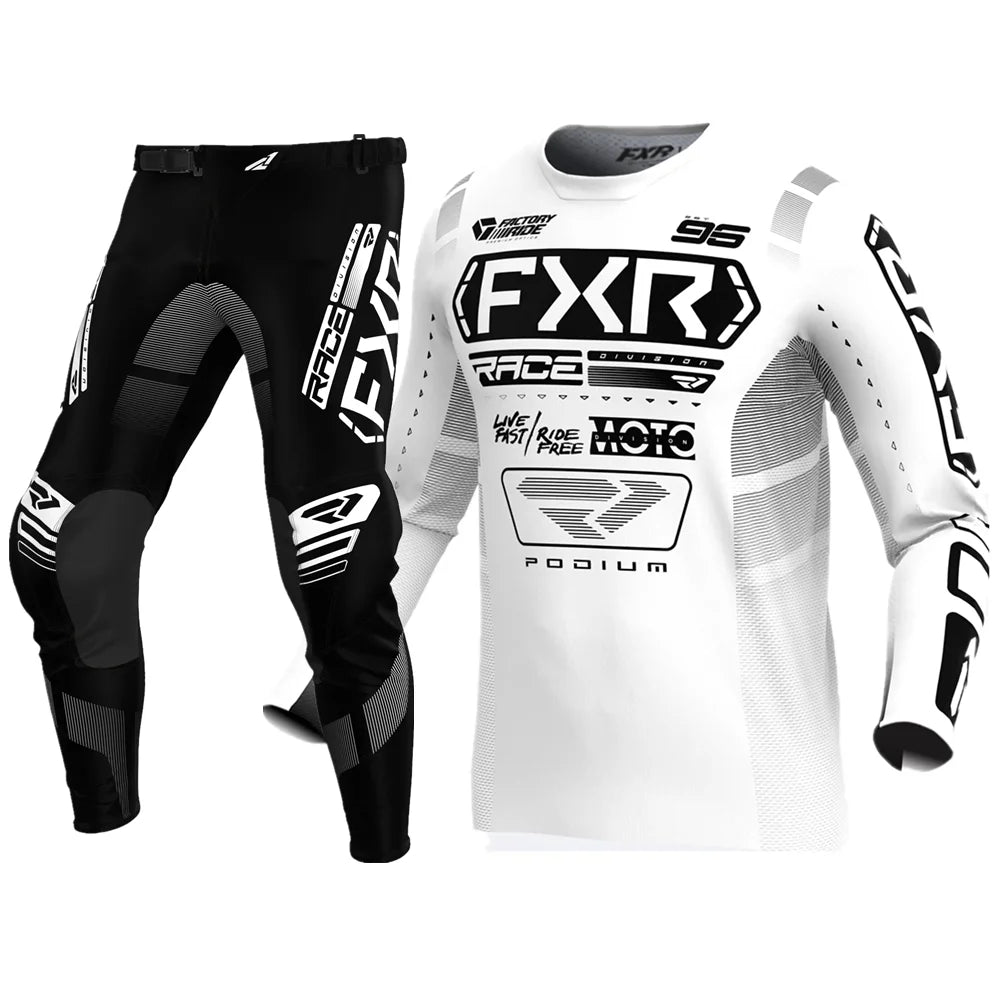 Motorcycle NEW Motorcycle Clothing Set Off Road MX Jersey Pants Set Dirt Bike Combo Gear Set Racing Motocross Set