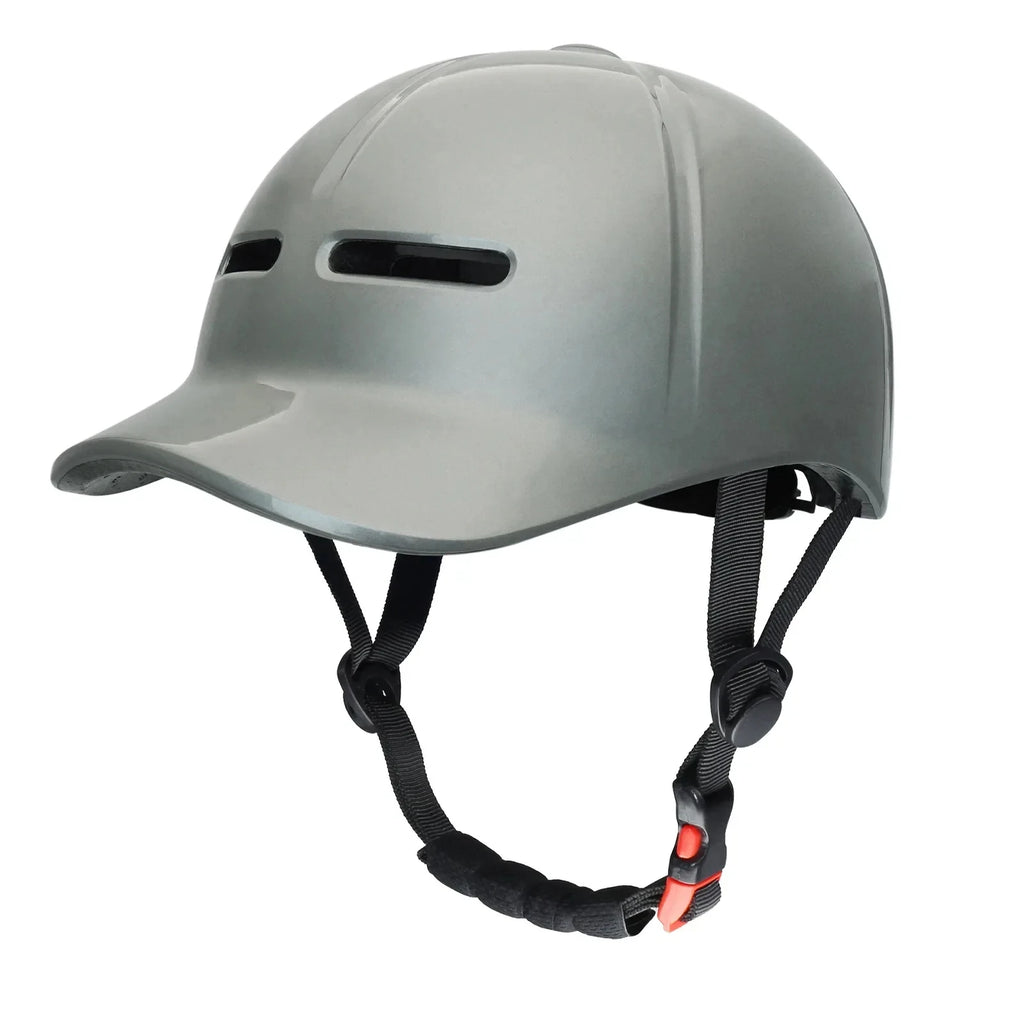 Ventilated Moto-Style Bike Helmet - Certification for E-Bicycle and Scooter & Urban Commuting