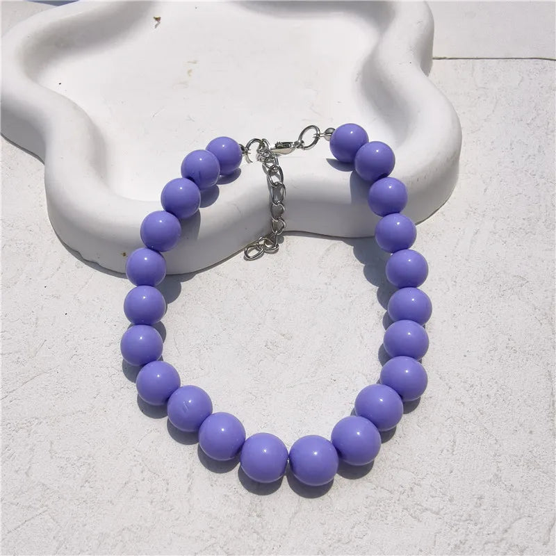 Fashion Dog Necklace Cat Collar DIY Pet Pearl Collar Jewelry Puppy Accessories Dog Neck Chain Chihuahua Pet Grooming Supplies