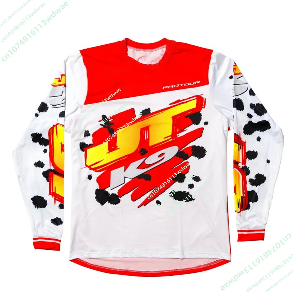 Mens Enduro MTB Cycling Clothes Jersey Off-road Motorcycle Bmx T-Shirt Bicycle Cycling T-shirts Long Sleeve Motorcycle Clothing