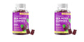 Elderberry Sea Moss Gummies with Vitamin C & D3 Zinc 60 Vegan Gummies Daily Wellness Supplement for Adults Hair Skin Nails Care