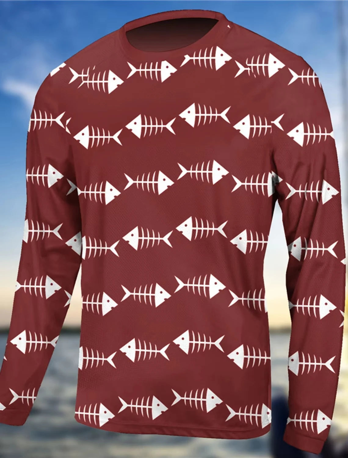 Fishing Long Sleeve Tshirt Hunting Camouflage 3d Print T-shirt Men Women Fashion Outdoor Sports Oversized Tops Tees Men Clothes