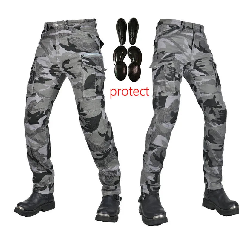 Motorcycle Pants Leisure Camo Men's Jeans Motocross Motoriding Racing Trousers Outdoor Riding Rider Equipment For All seasons