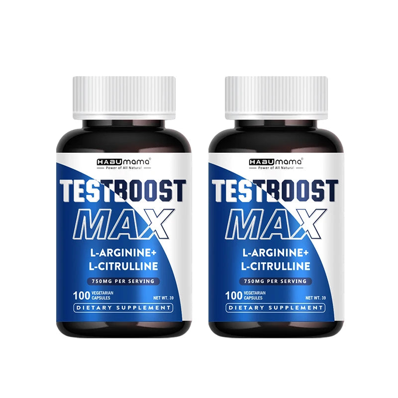 100 tablets Male Supplement with L-arginine L-citrulline,Stamina & Energy Vegan | Discreet Ship