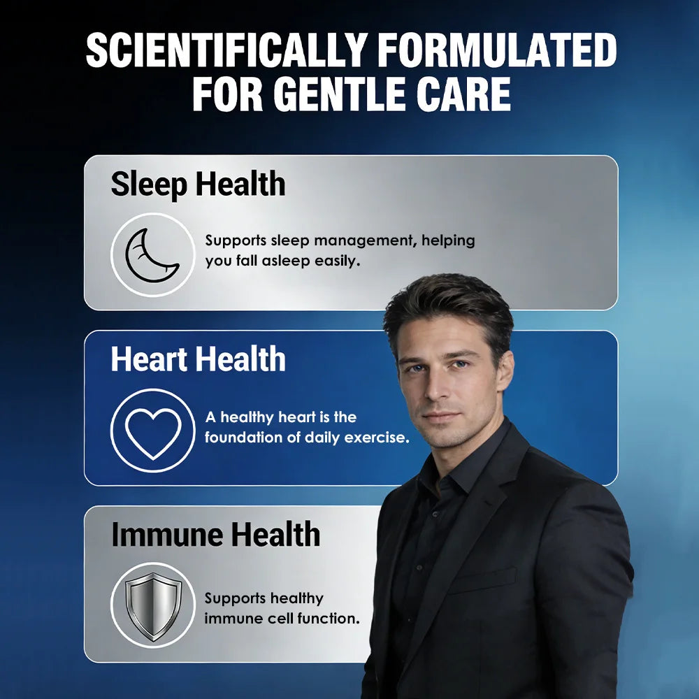 Magnesium Complex Capsules - Bone & Heart Health Supplement, Sleep Support,Muscle Relaxation,Stress & Anxiety Relief