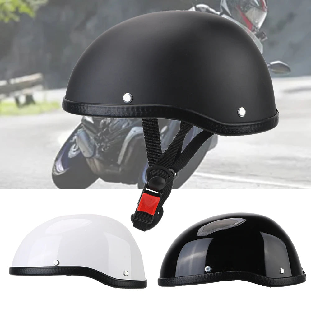 Motorcycle Helmet MTB Bike Unisex Cycling Safety Protector Half Face Type Retro Vintage Ultralight Fashion Motorbike Accessories
