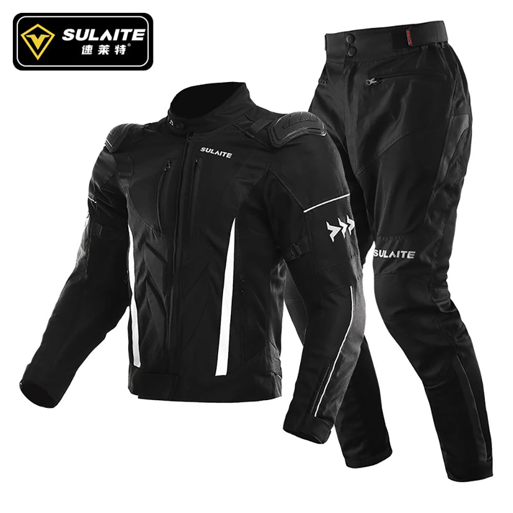 Summer Breathable Motorcycle Jacket Road Racing Clothing  Motorcycle Equipment Built-in Chest Protection New