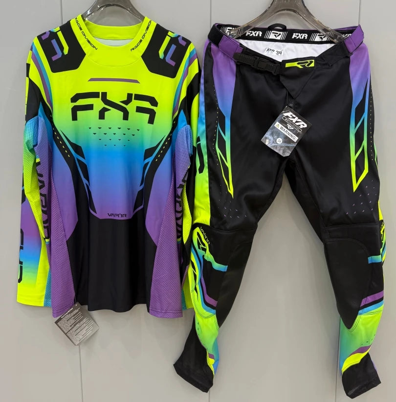 Motorcycle NEW Motorcycle Clothing Set Off Road MX Jersey Pants Set Dirt Bike Combo Gear Set Racing Motocross Set